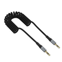 Kabelis AUX lizdas 3,5 mm į 3,5 mm lizdą Hoco 1,5 m UPA33 juodas Kabelis AUX lizdas 3,5 mm į 3,5 mm lizdą Hoco 1,5 m UPA33 juodas