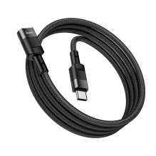 Adapteris OTG USB-C į USB-C Hoco 3A 1,2 m U107 juodas