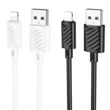Cable USB A to Lightning Hoco 2,4A 2 m X88 white Cable USB A to Lightning Hoco 2,4A 2 m X88 white
