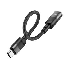 Adapter OTG USB C to Lightning Hoco 3A 0,1 m U107 black Adapter OTG USB C to Lightning Hoco 3A 0,1 m U107 black