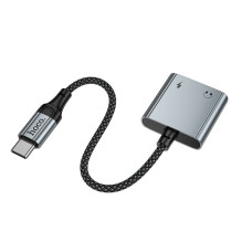 Adapter AUX USB C to 2x USB C max 10W Hoco UPA34A UPA34A gray Adapter AUX USB C to 2x USB C max 10W Hoco UPA34A UPA34A gray