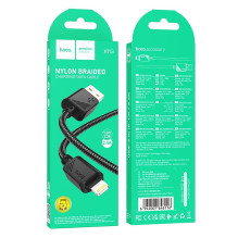USB A tipo į „Lightning“ tipo laidas Hoco 2,4A, 1 m, X113, juodas USB A tipo į „Lightning“ tipo laidas Hoco 2,4A, 1 m, X113, juodas