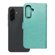 Atverčiamas dėklas, skirtas „Samsung A36 5G Mezzo Book“, žalias, mandala.