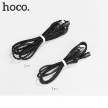 USB A į USB C laidas Hoco 2A 2 m x 14 juodas