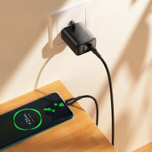 USB-C laidas į USB-C Hoco 3A 60W 1 m x 120 juodas