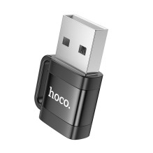 Adapter OTG USB A to USB C Hoco 3A UA31D black Adapter OTG USB A to USB C Hoco 3A UA31D black