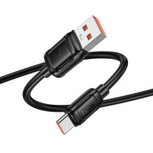 Cable USB A to USB C Hoco PD 5A 100W 1 m X115 black
