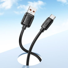 USB A į USB C laidas Hoco PD 5A 100W 1 m X115 juodas