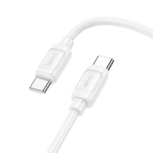 USB C į USB C laidas Hoco PD 5A 240W 1 m X115 baltas