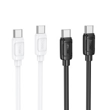 Cable USB C to USB C Hoco PD 5A 240W 1 m X115 white
