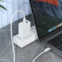 Cable USB C to USB C Hoco PD 5A 240W 1 m X115 white
