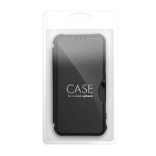 Atverčiamas dėklas, skirtas „Samsung A57 5G Razor Book“, juodas Atverčiamas dėklas, skirtas „Samsung A57 5G Razor Book“, juodas