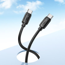 USB C į USB C laidas Hoco PD 5A 240W 1 m X115 juodas