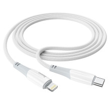 USB C - Lightning kabelis Hoco PD 3A 20W 1 m X70 baltas