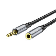 Kabelis AUX lizdas 3,5 mm - 3,5 mm jungtis Hoco UPA20 2 m juodas Kabelis AUX lizdas 3,5 mm - 3,5 mm jungtis Hoco UPA20 2 m juodas