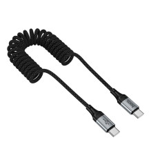 Cable USB C to CUSB Hoco PD 60W 1,5 m X121 black Cable USB C to CUSB Hoco PD 60W 1,5 m X121 black
