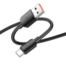 USB A į USB C laidas Hoco PD 6A 100W 1 m X96 juodas