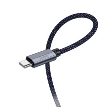 USB C laidas į USB C Hoco QC3.0 PD 5A 240W 1,8 m U134 tamsiai mėlynas