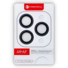 iPhone 17 Pro / 17 Pro Max kameros stiklas Forcell Premium mėlynas iPhone 17 Pro / 17 Pro Max kameros stiklas Forcell Premium mėlynas