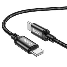 USB-C laidas į USB-C Hoco 3A 60W 3 m X91 juodas