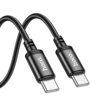 USB-C laidas į USB-C Hoco 3A 60W 3 m X91 juodas