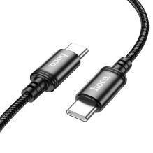 Cable USB C to USB C Hoco 3A 60W 3 m X91 black