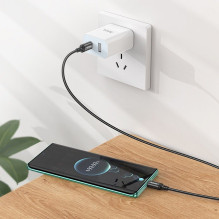 USB-C laidas į USB-C Hoco 3A 60W 3 m X91 juodas