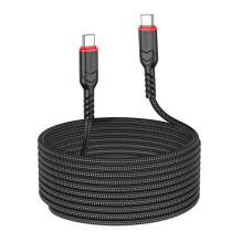 USB-C laidas į USB-C Hoco 3A 60W 3 m X59 juodas