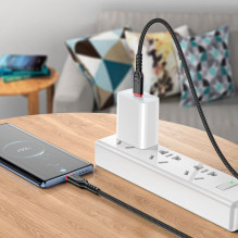 USB-C laidas į USB-C Hoco 3A 60W 3 m X59 juodas