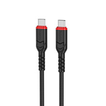 Cable USB C to USB C Hoco 3A 60W 3 m X59 black