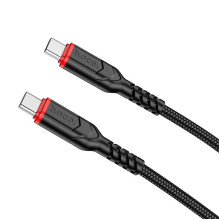 Cable USB C to USB C Hoco 3A 60W 3 m X59 black