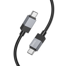 USB-C laidas į USB-C Hoco 3A 60W 1 m X110 juodas