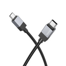 Cable USB C to USB C Hoco 3A 60W 1 m X110 black