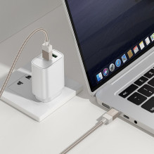 USB-C laidas į USB-C Hoco 3A 60W 1 m X110 juodas