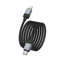 Cable USB C to USB C Hoco 3A 60W 1 m X110 black