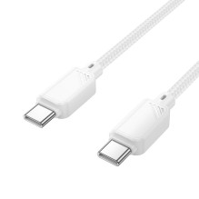 USB C laidas į USB C Hoco 3A 60W 1 m X113 baltas