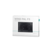„DeepCool Wind Pal FS“ nešiojamojo kompiuterio aušinimo kilimėlis, 1200 RPM, juodas „DeepCool Wind Pal FS“ nešiojamojo kompiuterio aušinimo kilimėlis, 1200 RPM, juodas