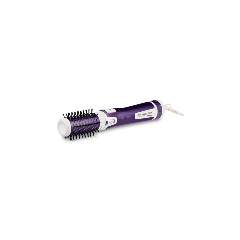 ROWENTA rotējošs matu veidotājs Brush Activ Volume&amp;Shine 1000W balta / violeta CF9530