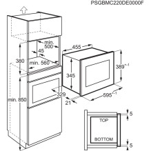 Įmontuojama mikrobangų krosnelė „Electrolux LMS2203EMK“, juoda, 700 W Įmontuojama mikrobangų krosnelė „Electrolux LMS2203EMK“, juoda, 700 W