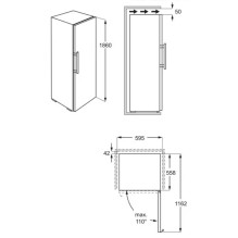 Šaldytuvas-šaldiklis ELECTROLUX LNT7ME36K2 Šaldytuvas-šaldiklis ELECTROLUX LNT7ME36K2