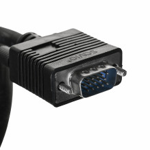 Savio Cl-202 VGA cable 1.8 m VGA (D-Sub) Black Savio Cl-202 VGA cable 1.8 m VGA (D-Sub) Black
