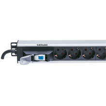 Intellinet Vertical Rackmount 12-Output Power Distribution Unit (PDU), EU CEE 7 / 3 Outlets, With Single Air Switch, No 