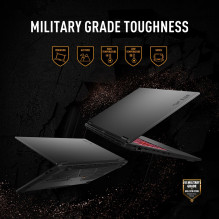 ASUS TUF Gaming A18 FA808UM-S9058 nešiojamas kompiuteris, 45,7 cm (18"), 2.5K RAM, 16 GB DDR5-SDRAM, 512 GB SSD, NV
