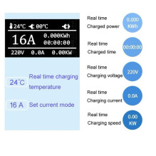 Įkrovimo laidas 220V - type 1 ( 32A, 1 fazė 7,2 kW) Įkrovimo laidas 220V - type 1 ( 32A, 1 fazė 7,2 kW)