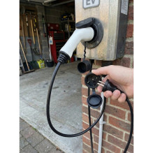 type 2 connector plug from the charging station to a household 220V - 16A plug type 2 connector plug from the charging station to a household 220V - 16A plug