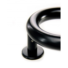 Water towel dryer Elonika EN460SD, black, 600 mm x 600 mm Water towel dryer Elonika EN460SD, black, 600 mm x 600 mm