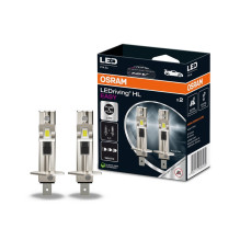 LEMP AUTO LED H1 12V 9W 1400 6500K 2VNT
