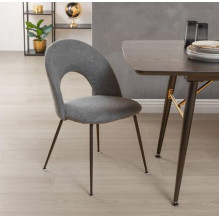 Dining room chair Atmosphera Raven, grey, 4 pcs Dining room chair Atmosphera Raven, grey, 4 pcs