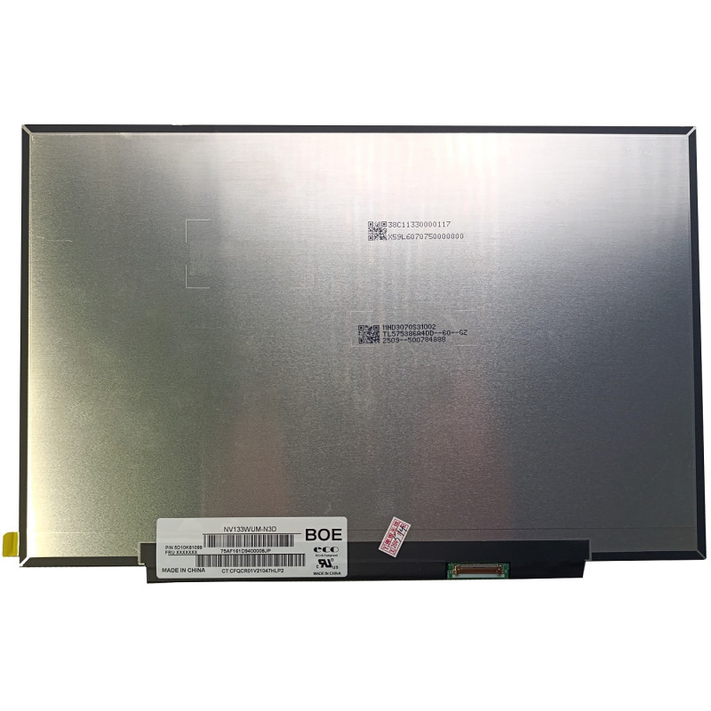 Nešiojamojo kompiuterio ekranas - BOE 13.3" IPS 1920x1200 60Hz Matinis