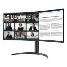Monitorius - LG UltraWide 34WR55QK-B 34", 3440x1440, Lenktas, HDMI / DP / USB-C, Juodas
